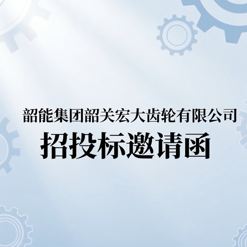 宏大齿轮公司拉床议标邀请函